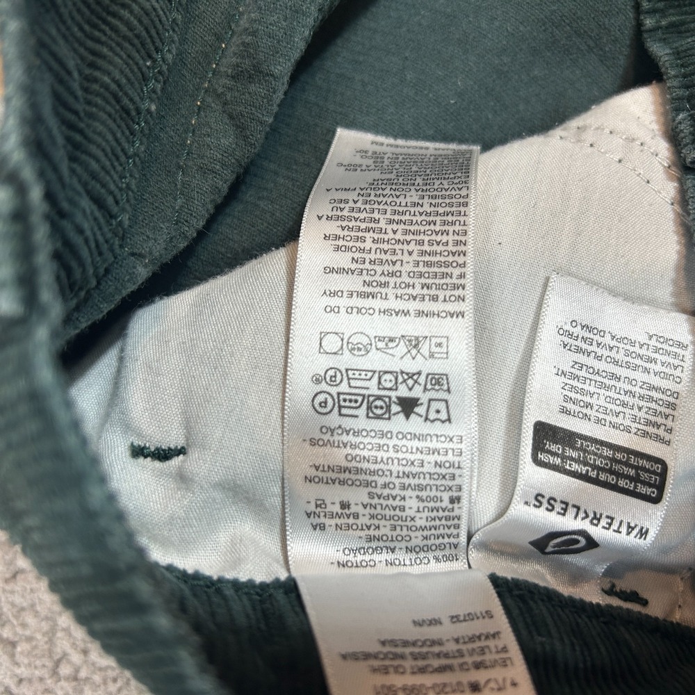 Levis‎ 94' Baggy Corduory Pants Womens Size 29 Forest Green Relaxed Fit - Picture 4 of 10
